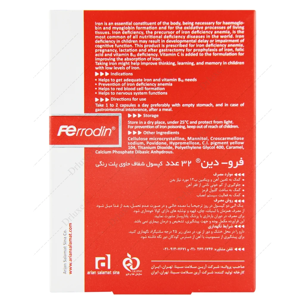 فرودین، کپسول فرودین
