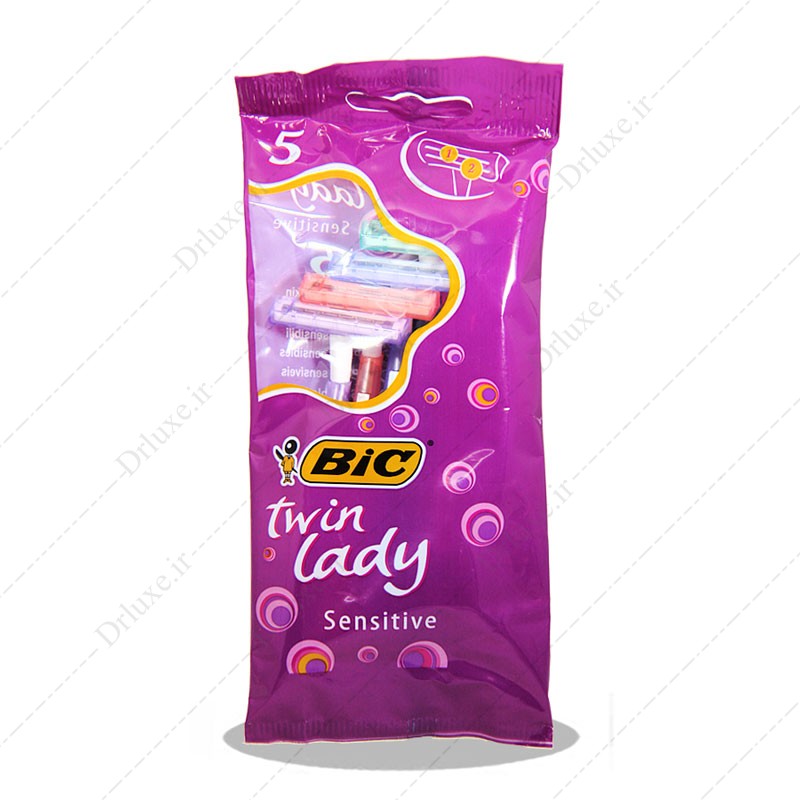 بررسی، قیمت و خرید تیغ بیک دو تیغه لیدی بسته 5 عددی - داروخانه آنلاین دکتر لوکس
