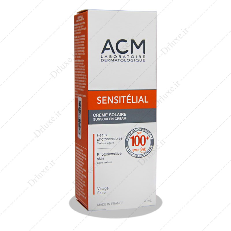 قیمت و خرید کرم ضد آفتاب SPF100  بی رنگ سنسی تلیال ای سی ام 40 میلی لیتر-  دکتر لوکس