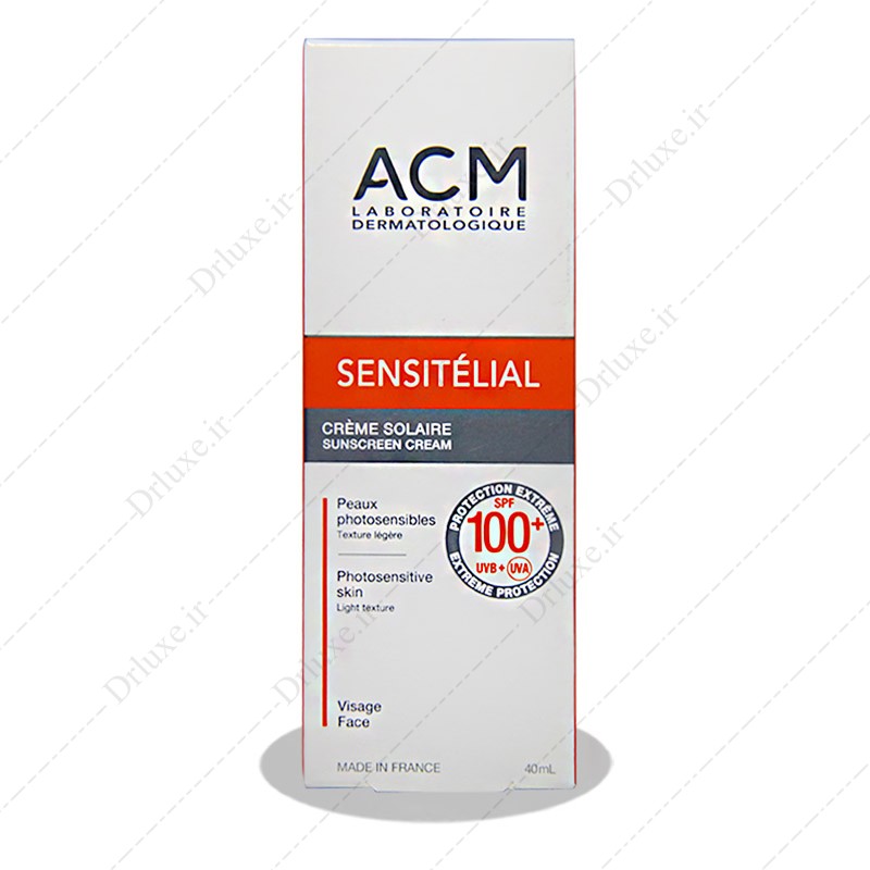 قیمت و خرید کرم ضد آفتاب SPF100  بی رنگ سنسی تلیال ای سی ام 40 میلی لیتر-  دکتر لوکس