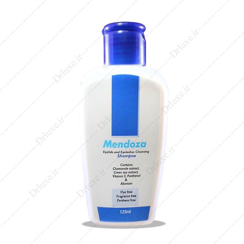 بررسی، قیمت و خرید شامپو پلک و مژه مندوزا 125 میلی لیتر - داروخانه آنلاین دکتر لوکس