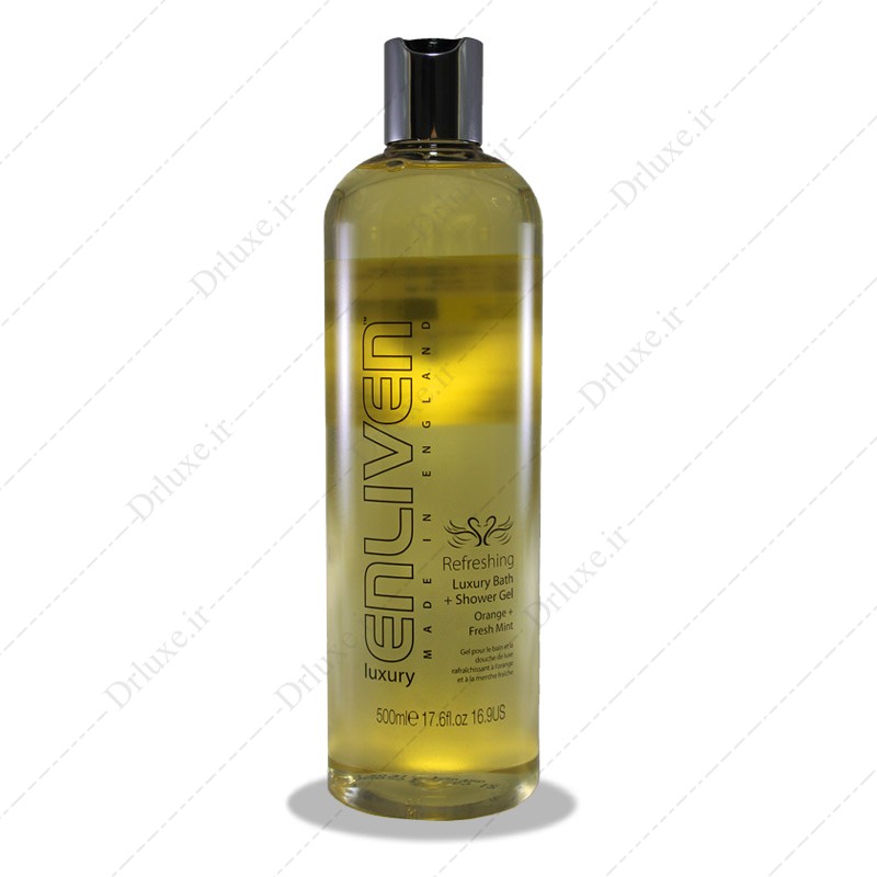 بررسی، قیمت و خرید شاور ژل ( شامپو بدن ) رایحه پرتقال و نعنا انلیون 500 میلی لیتر - دکترلوکس