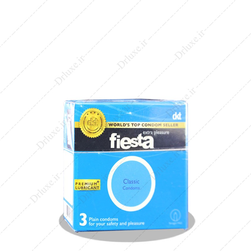 مشخصات، قیمت و خرید کاندوم کلاسیک ساده روان کننده فیستا  Fiesta Classic - دکترلوکس