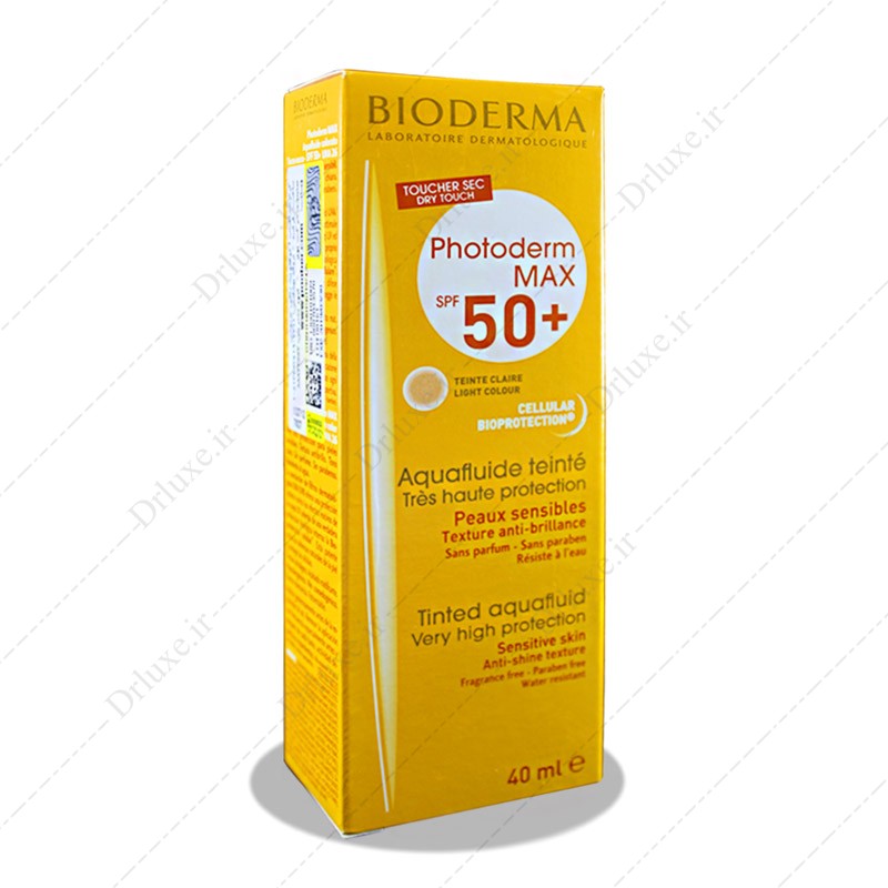 ضد آفتاب فلوئید SPF50 رنگی فتودرم مکس آکوا بایودرما 40 میلی لیتر- دکترلوکس