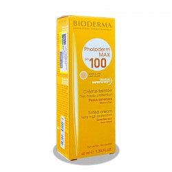 کرم ضد آفتاب فتودرم مکس SPF100 رنگی بایودرما 40 میلی لیتر