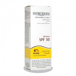لوسیون ضدآفتابSPF30 فاقد چربی هیدرودرم 75 میلی لیتر