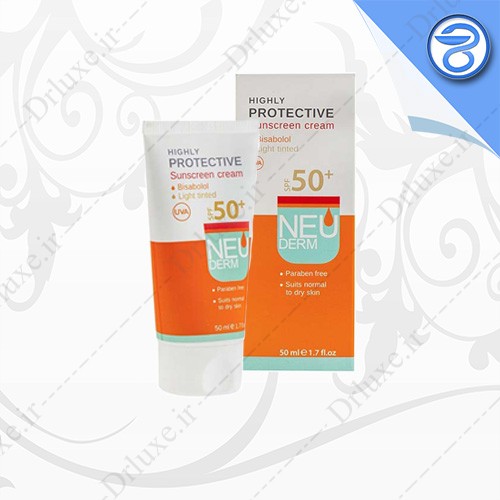قیمت و خرید کرم ضد آفتاب رنگی SPF50 نئودرم 50 میلی لیتر - دکتر لوکس