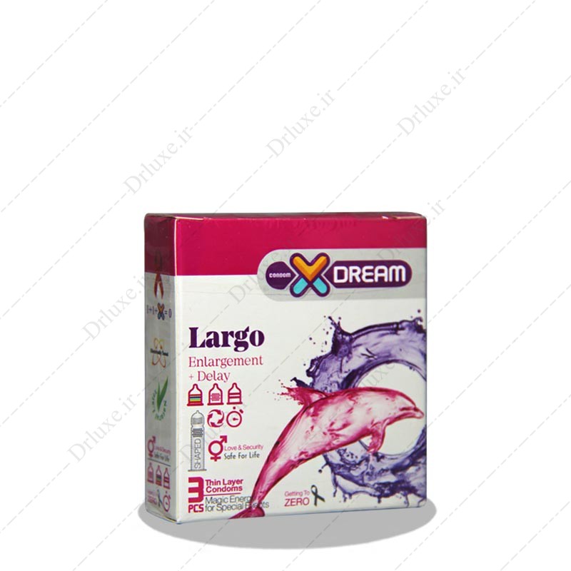 مشخصات،قیمت وخرید کاندوم حجم دهنده لارگو ایکس دریم 3 عدد- دکتر لوکس