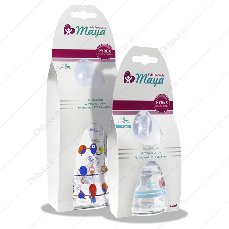 مشخصات، قیمت و خرید شیشه شیر خوری پیرکس مایا 40 میلی لیتر - دکتر لوکس