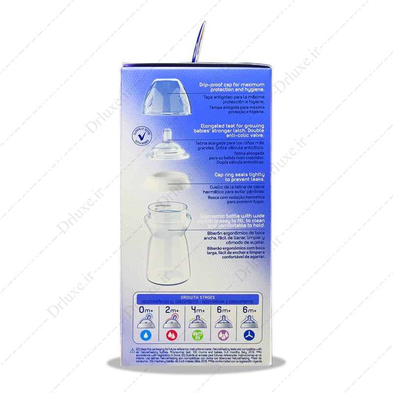مشخصات، قیمت و خرید شیشه شیر نچرال فیلینگ چیکو 330 میلی لیتر - دکتر لوکس